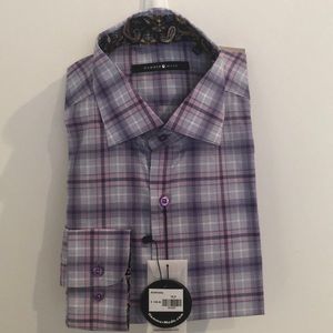 Hammer Made 42/16.5 Purple & Pink Shirt